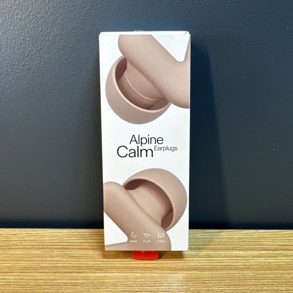 NEW Alpine Calm Earplugs for Sleep, Flight & Focus-‎ Color: Beige / 16 Decibels